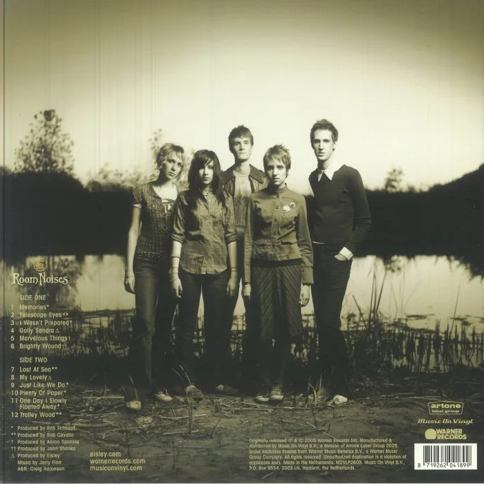 Back cover — EISLEY — Room Noises