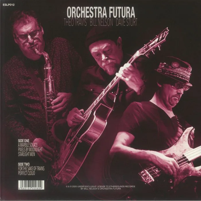 Обратная сторона обложки — BILL NELSON'S ORCHESTRA FUTURA — Live At Nelsonica & Clothworkers Hall
