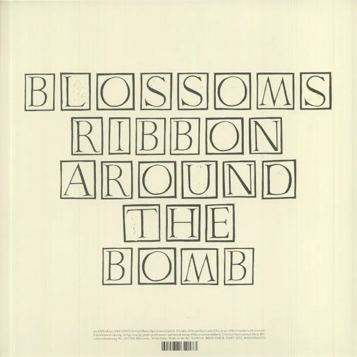Back cover — BLOSSOMS — Ribbon Around The Bomb