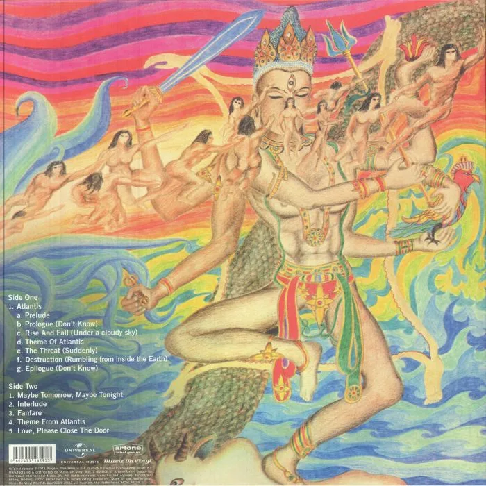 Обратная сторона обложки — EARTH & FIRE — Atlantis (Record Store Day RSD 2026)