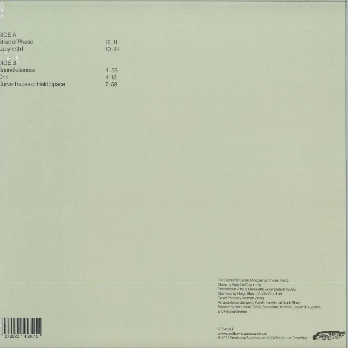 Back cover — KARA-LIS COVERDALE — CHANGES IN AIR