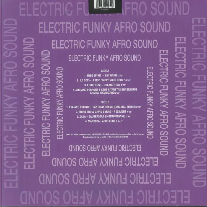 Обратная сторона обложки — VARIOUS — Electric Funky Afro Vol 13 (remastered)