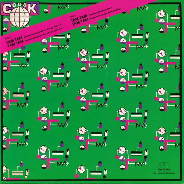 Обратная сторона обложки — CODEK — Tam Tam Remixes