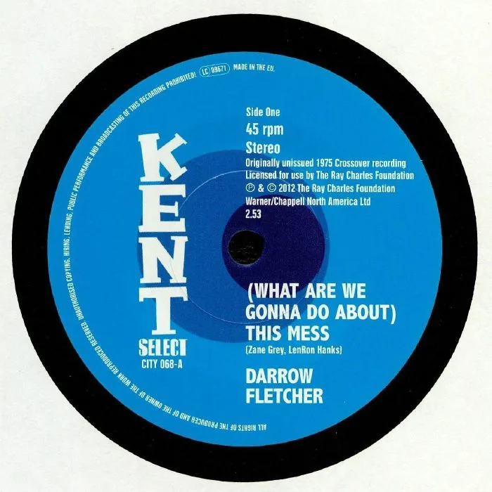 Front cover — Darrow FLETCHER — (What Are We Gonna Do About) This Mess