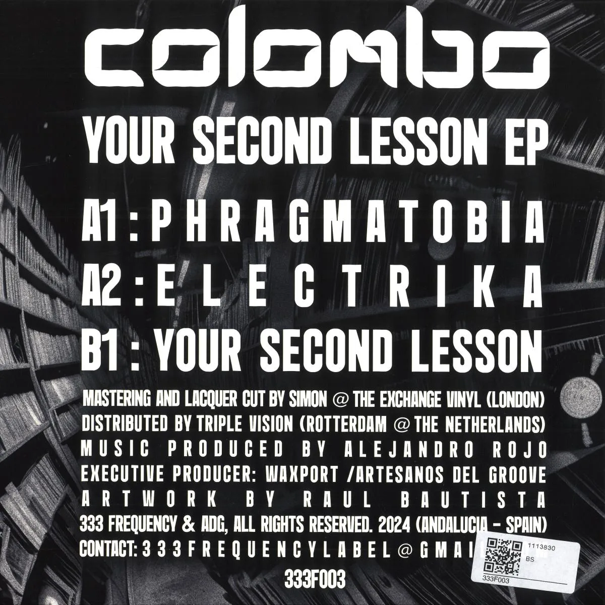 Back cover — Colombo — Your Second Lesson