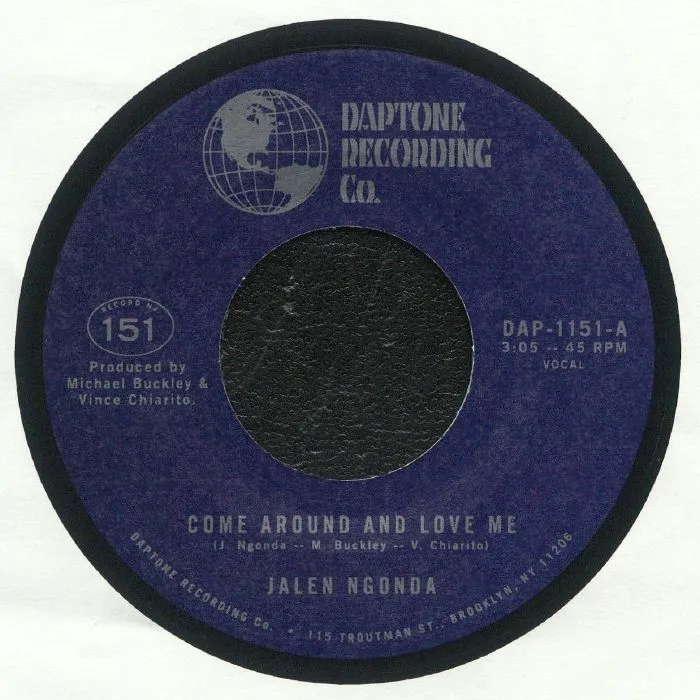 Front cover — Jalen NGONDA — Come Around & Love Me