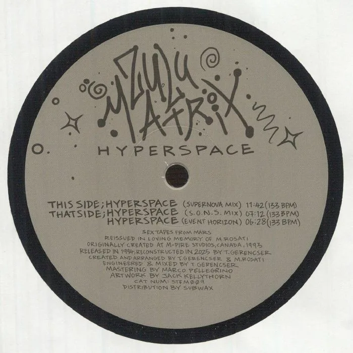 Front cover — ZULU MATRIX — Hyperspace