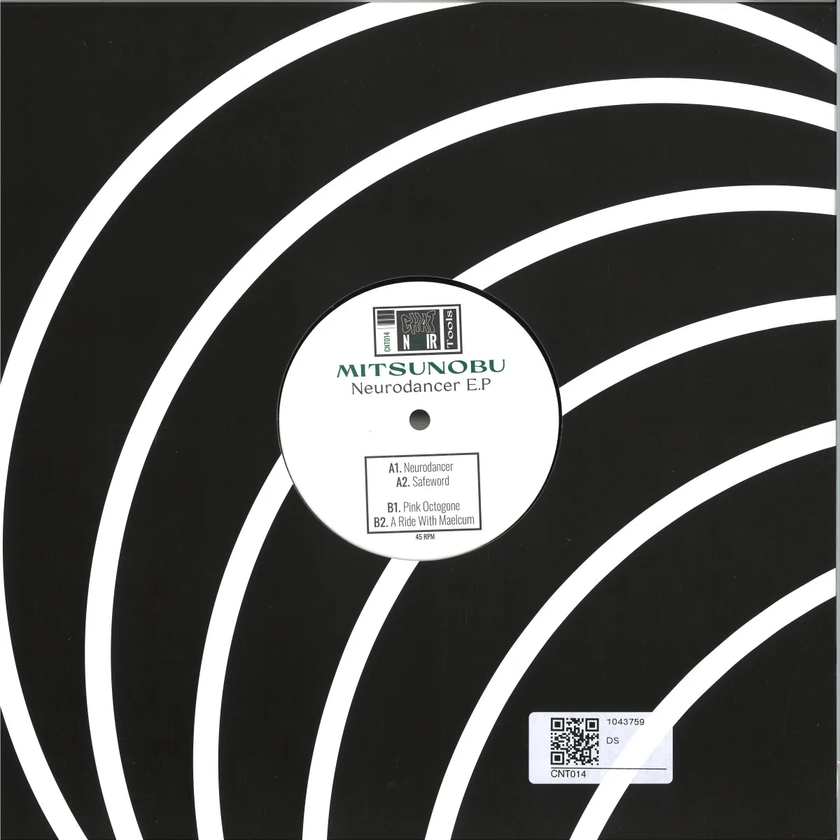 Back cover — Mitsunobu — Neurodancer EP