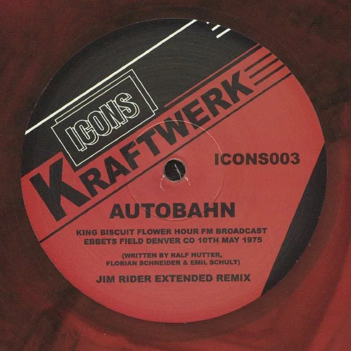 Front cover — KRAFTWERK — Autobahn (Jim Rider remixes)