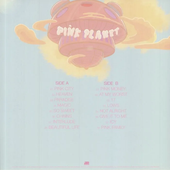 Back cover — PINK SWEATS — Pink Planet