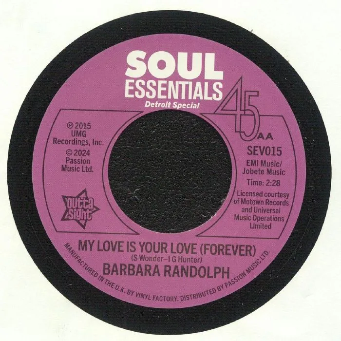 Back cover — Barbara RANDOLPH — I Got A Feeling