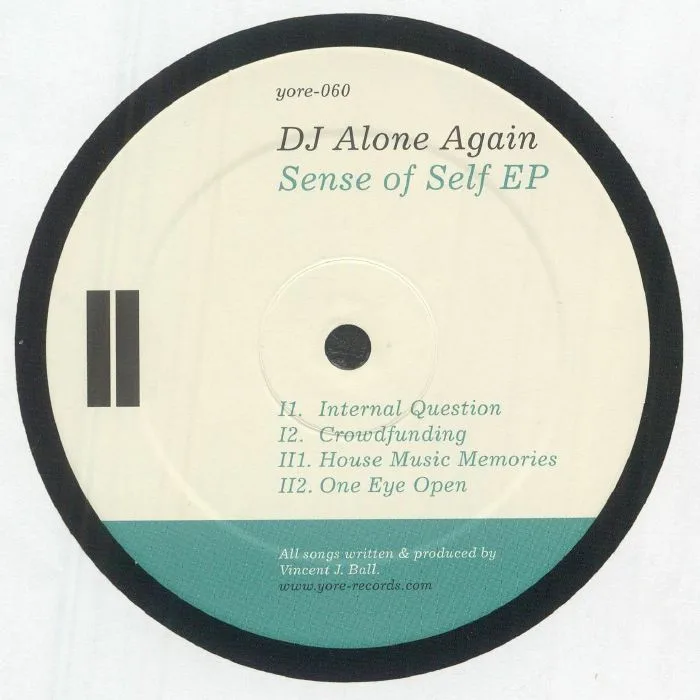 Обратная сторона обложки — DJ ALONE AGAIN — Sense Of Self EP