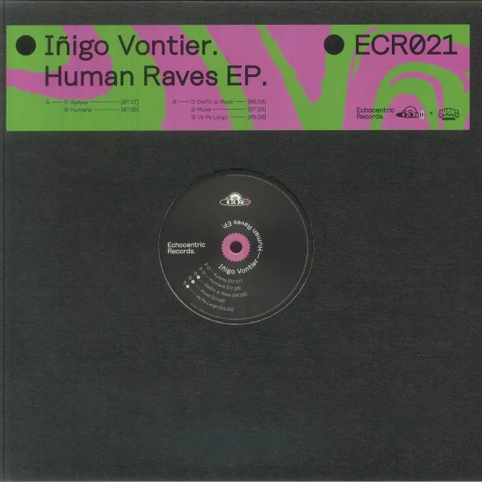 Лицевая сторона обложки — Inigo VONTIER — Human Raves EP