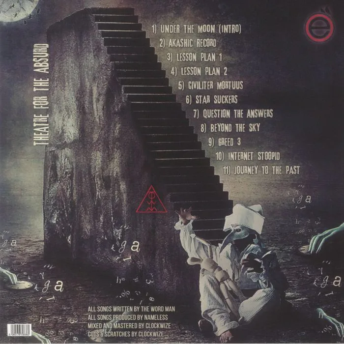 Back cover — A NAMELESS WORD — Theatre For The Absurd