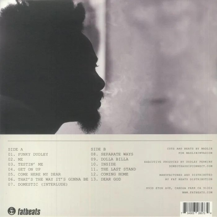 Back cover — Dudley PERKINS / MADLIB — Expressions 2012 AU