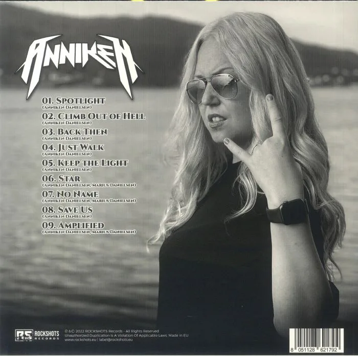 Обратная сторона обложки — ANNIKEN — Climb Out Of Hell