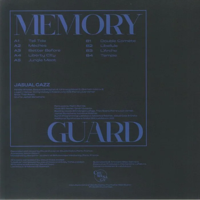Обратная сторона обложки — JASUAL CAZZ — Memory Guard