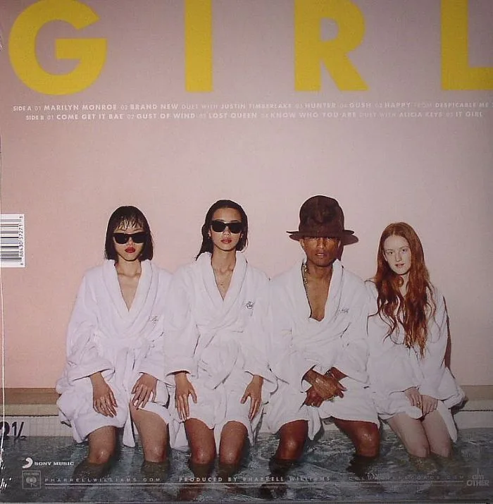 Обратная сторона обложки — Pharrell WILLIAMS — Girl
