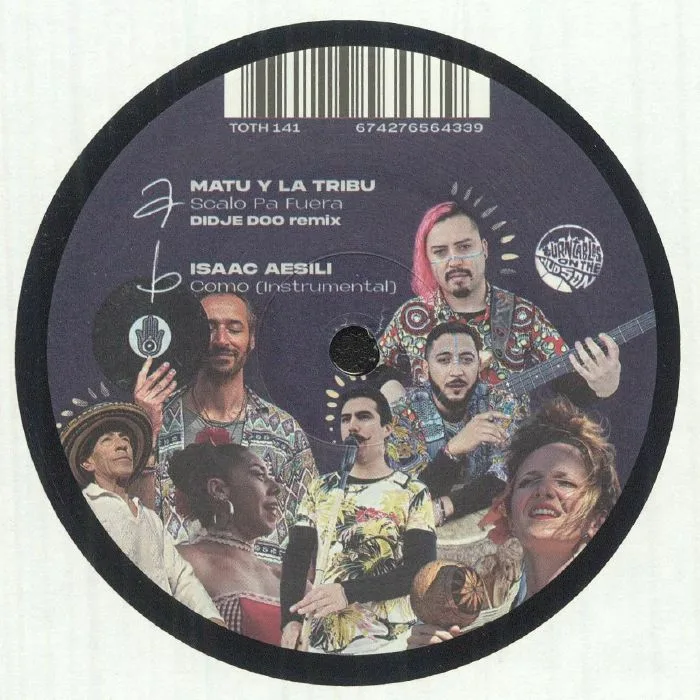 Front cover — MATU Y LA TRIBU / ISAAC AESILI — Sacalo Pa Fuera