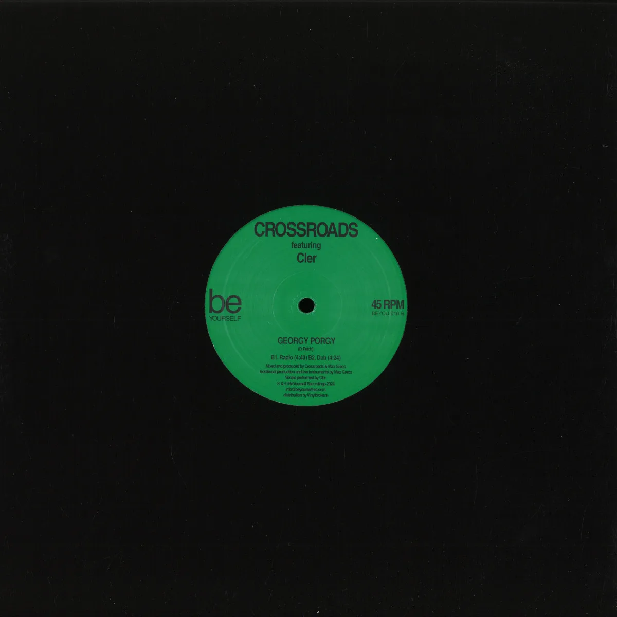 Back cover — Crossroadsfeat.Cler — Don't Lose The Magic / Georgy Porgy