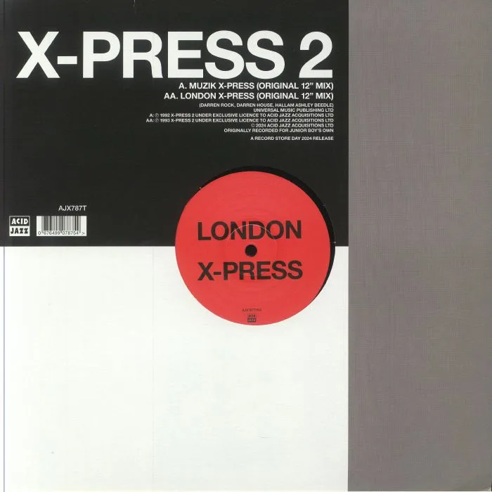 Обратная сторона обложки — X-Press 2 — LONDON XPRESS
