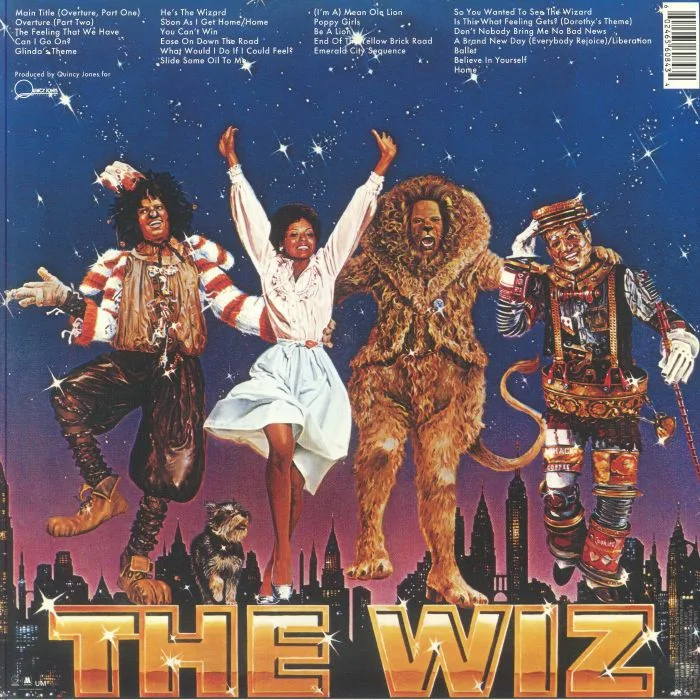 Back cover — VARIOUS — The Wiz (Soundtrack)