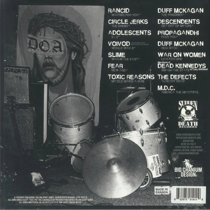 Back cover — VARIOUS — DOA: No Escape From What You Are