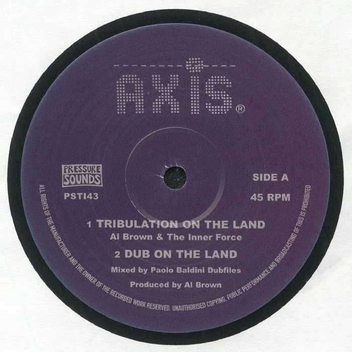 Al BROWN — Tribulation On The Land