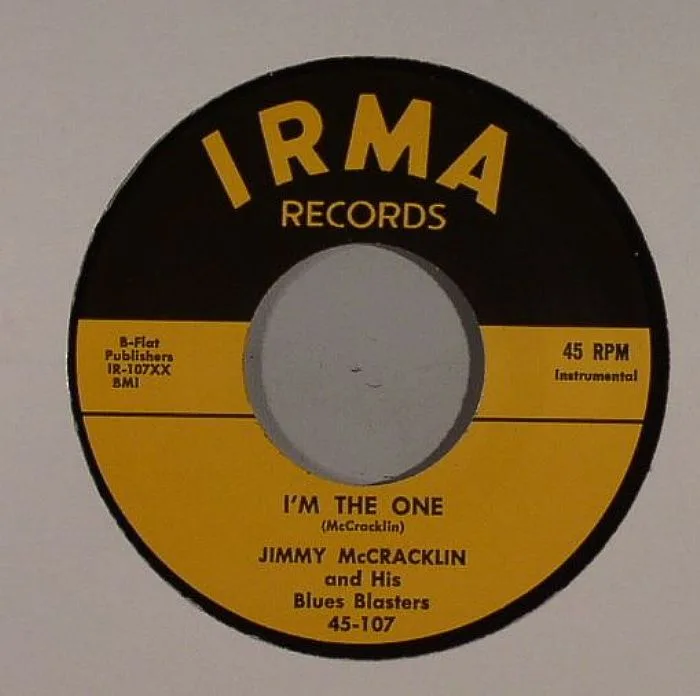 Лицевая сторона обложки — Jimmy McCRACKLIN & HIS BLUES BLASTERS — I'm The One