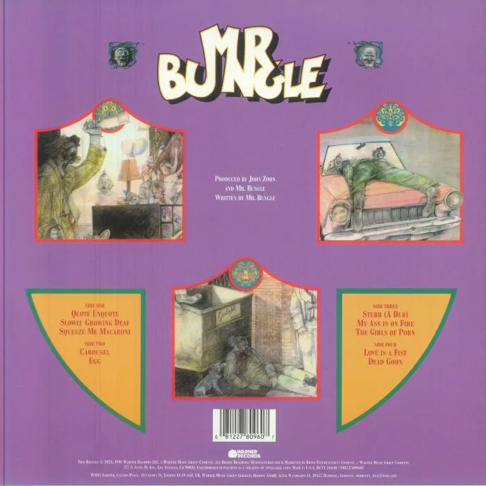 Back cover — MR BUNGLE — Mr Bungle (Rocktober 2025)