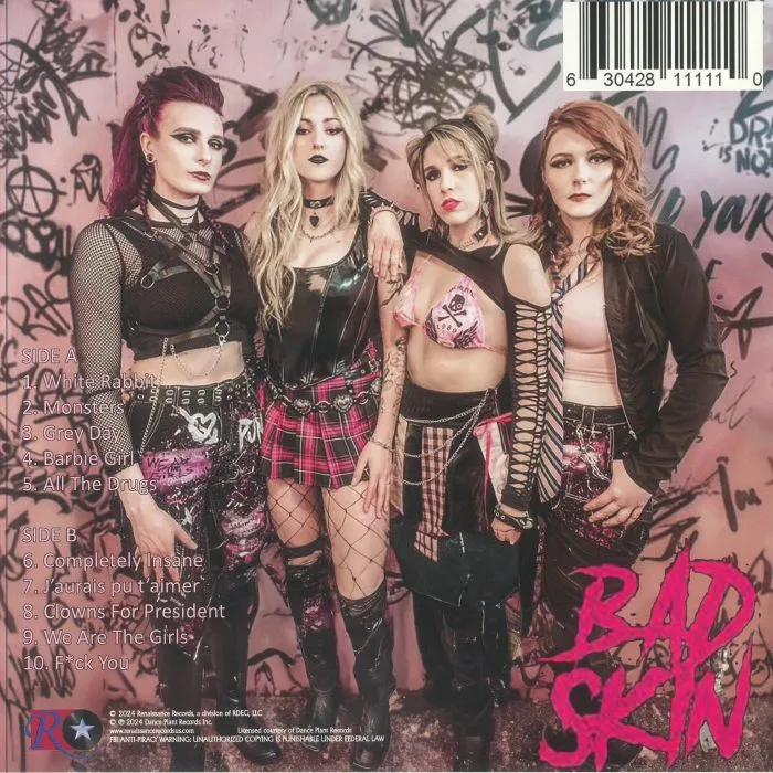 Back cover — BAD SKIN — Bad Skin
