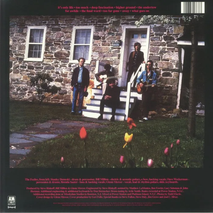 Back cover — The FEELIES — Only Life (reissue)