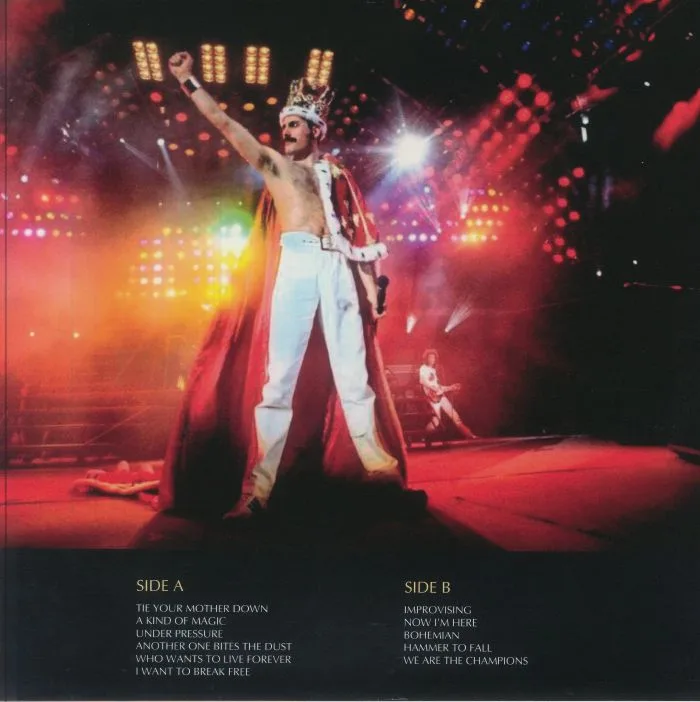 Обратная сторона обложки — QUEEN — Knebworth 1986: The Ultimate Live Concert Experience