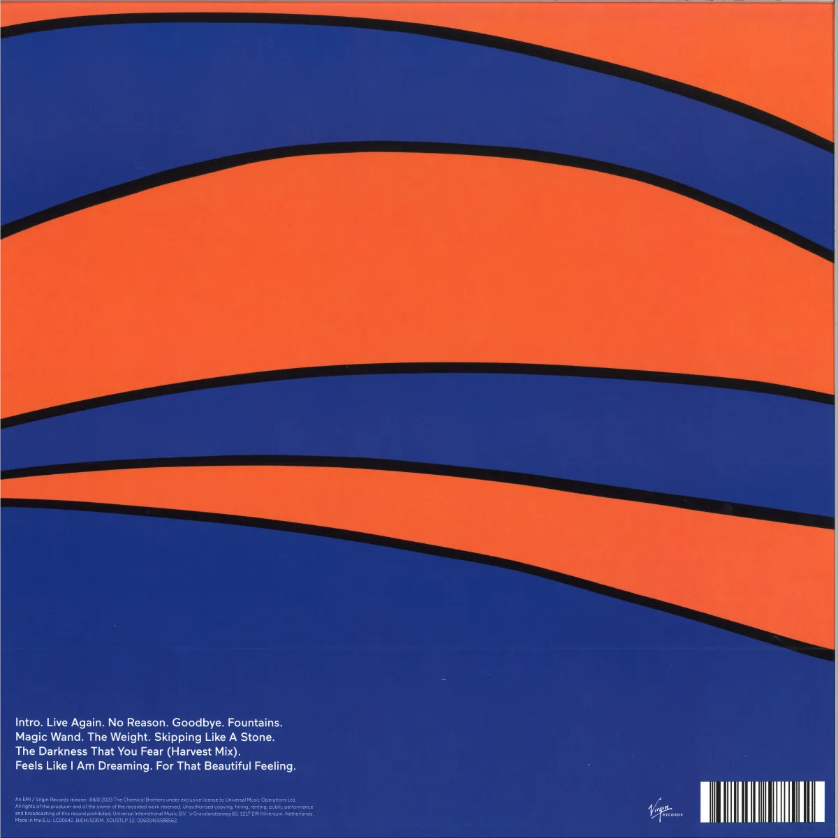 Обратная сторона обложки — The Chemical Brothers — For That Beautiful Feeling LP 2x12"