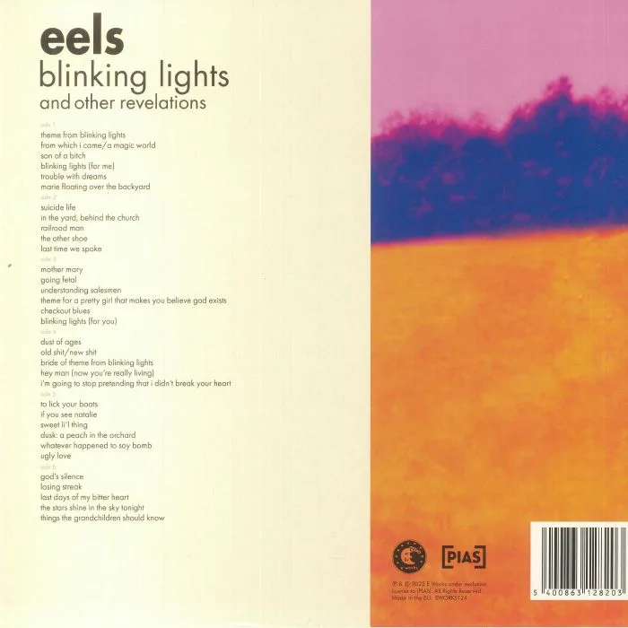 Обратная сторона обложки — EELS — Blinking Lights & Other Revelations (remastered)