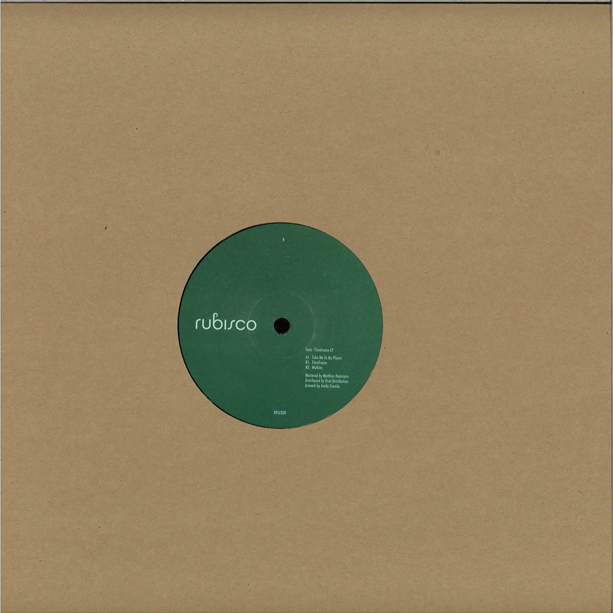 Back cover — Sota — Timeframe EP