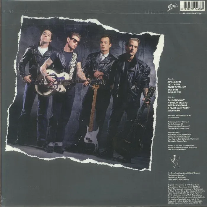 Back cover — SOCIAL DISTORTION — Social Distortion (reissue)