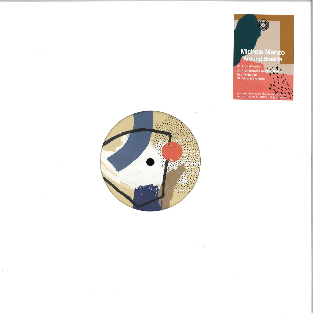 Front cover — Michele Manzo — Around Brasillia EP