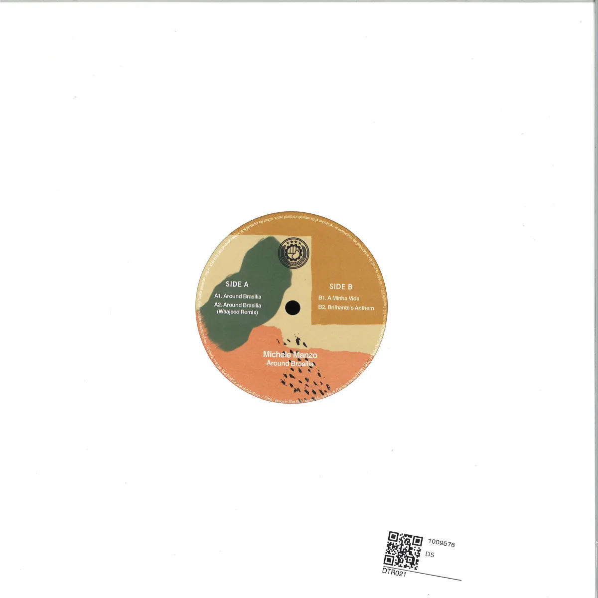 Back cover — Michele Manzo — Around Brasillia EP