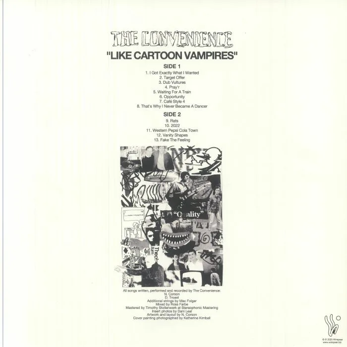Back cover — The CONVENIENCE — Like Cartoon Vampires