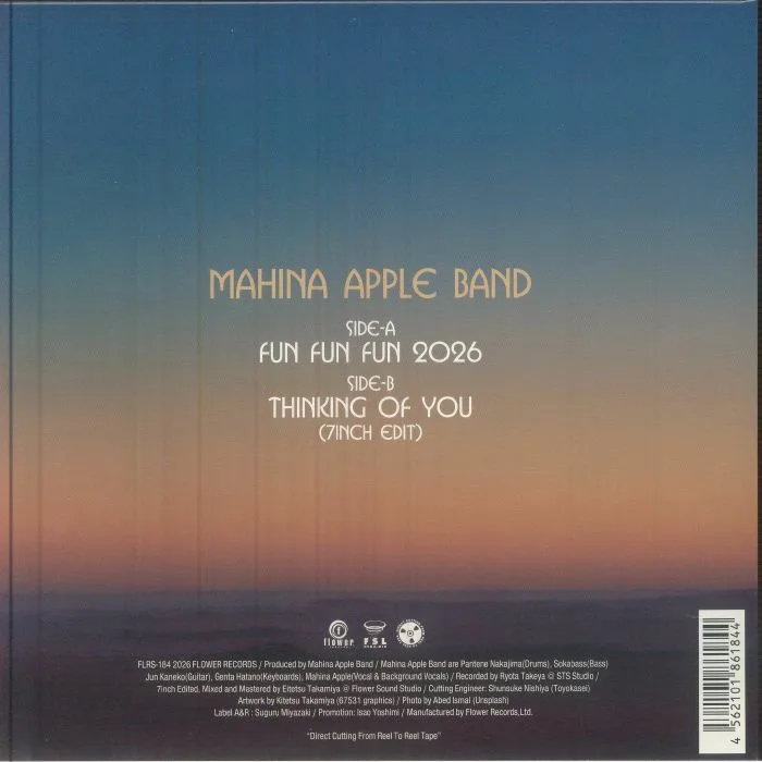 Обратная сторона обложки — MAHINA APPLE BAND — Fun Fun Fun 2026