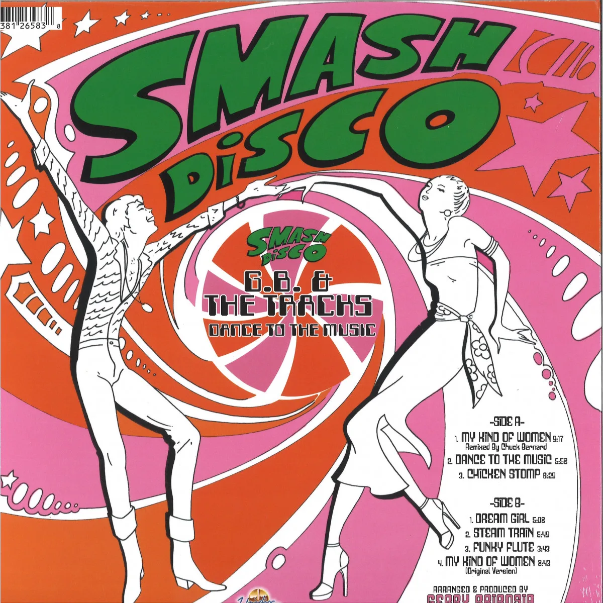 Back cover — G.b.&The Tracks — Dance To The Music