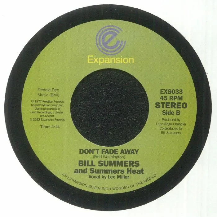Обратная сторона обложки — Bill SUMMERS — Come Into My Life (reissue)