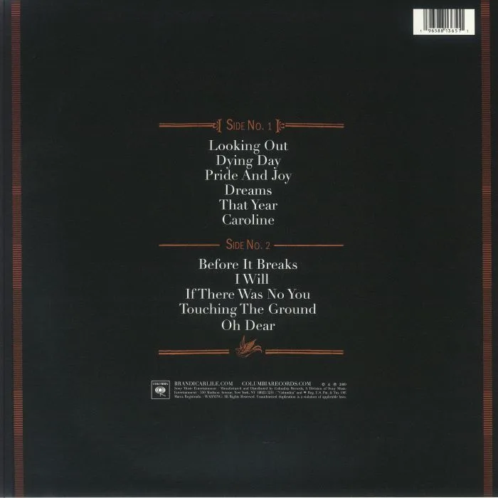 Back cover — Brandi CARLILE — Give Up The Ghost (15th Anniversary Edition)