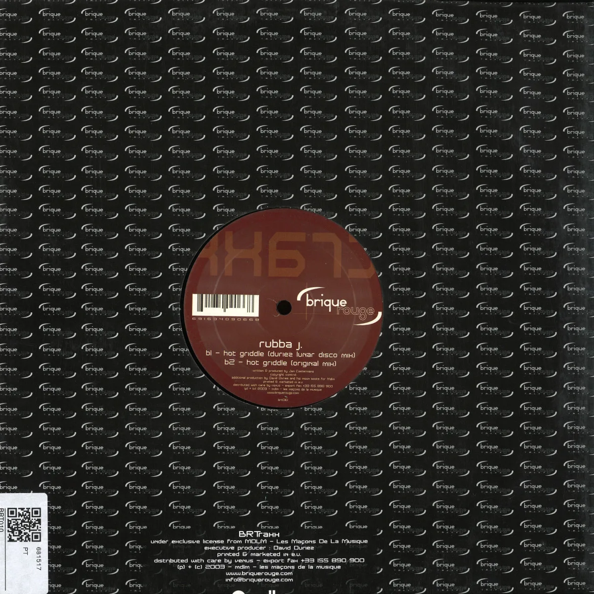 Back cover — Rubba J — Kind Of People