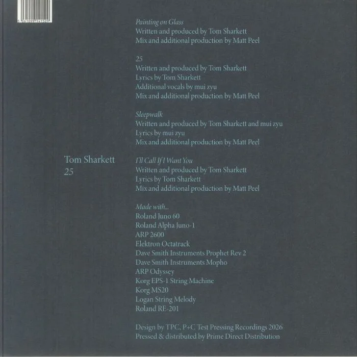 Back cover — Tom SHARKETT — 25