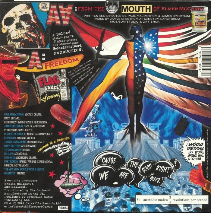 Обратная сторона обложки — PEPE DELUXE — Freedom Flag