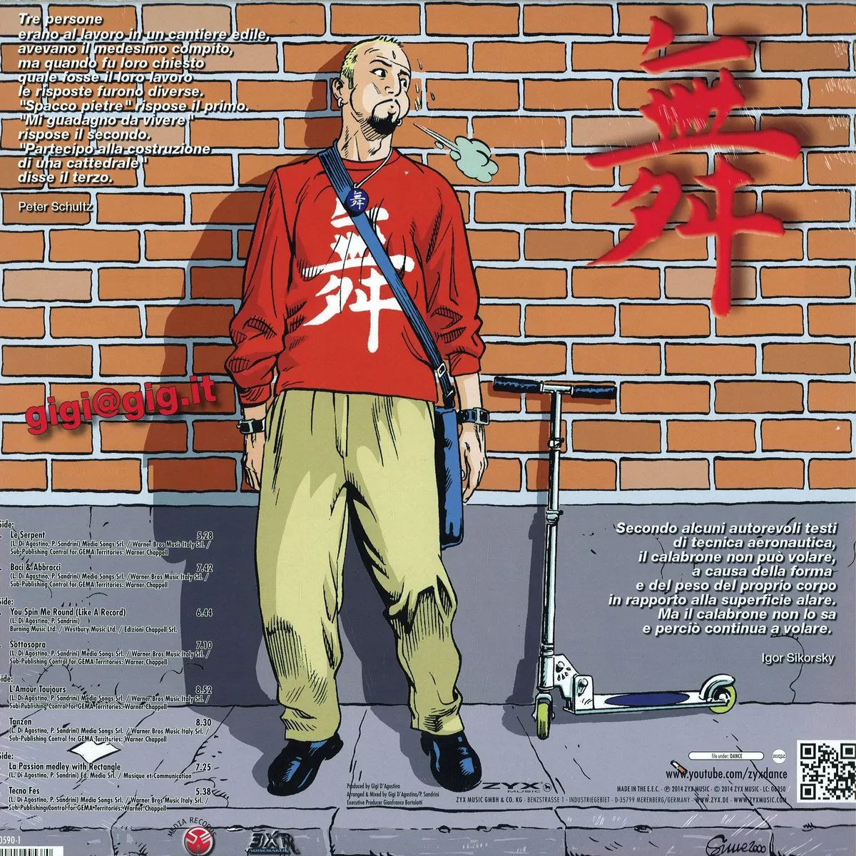 Back cover — Gigi D'agostino — Tecno Fes 2