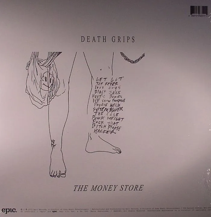 Back cover — DEATH GRIPS — The Money Store