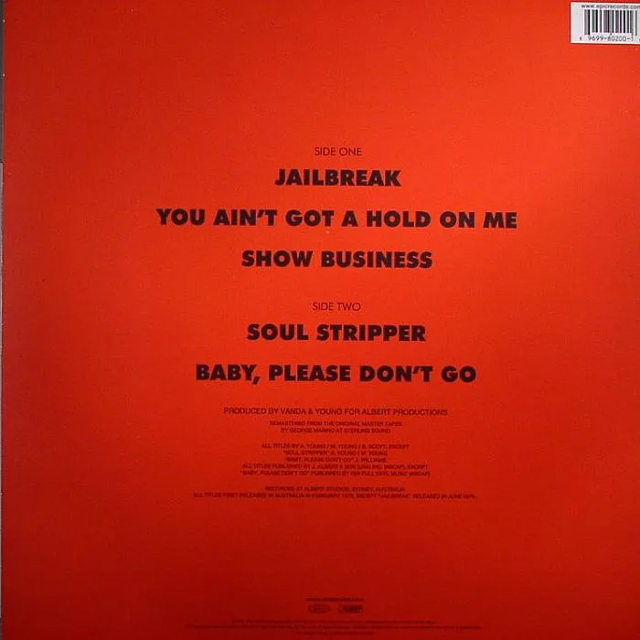 Back cover — AC / DC — 74 Jailbreak